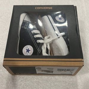 Converse crib (3) BLK/White First Star NWB